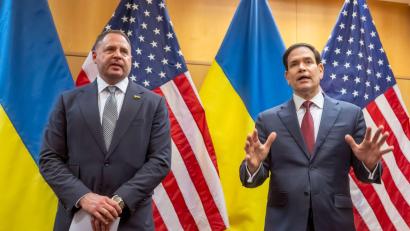 Bild: Martial Trezzini/KEYSTONE/dpa
Die Ukraine könnte US-Außenminister Marco Rubio zufolge mehr Bedenkzeit bekommen.
