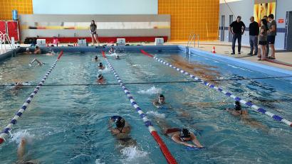 Bild: jma
Insgesamt legten die Schwimmerinnen und Schwimmer 245 Kilometer zurück.