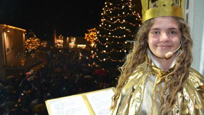 Archivbild: jr
Zum dritten Mal dabei ist Louisa Grillmeier als Mitterteicher Christkind.