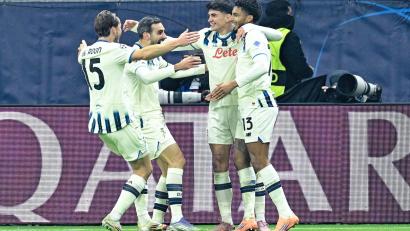 Bild: Uwe Anspach/dpa
Bergamo bejubelt das zweite Tor.