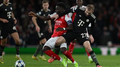 Bild: Sven Hoppe/dpa
Der FC Bayern war zum Spitzenspiel in London zu Gast.