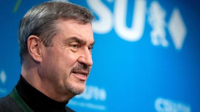 Bild: Sven Hoppe/dpa
Markus Söder hofft auf einen Renten-Kompromiss. (Archivbild)