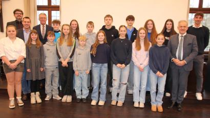 Bild: kro
Sechzehn Einzelsportler wurden für ihre sportlichen Leistungen ausgezeichnet.