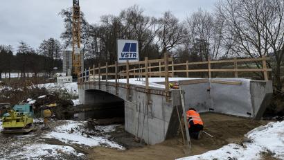 Bild: Stadt Marktredwitz
Bis zum Mai 2026 könnte der Neubau der Alten Steinbrücke in Wölsau fertig sein.