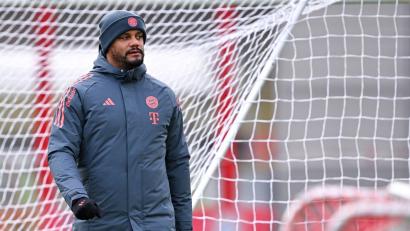 Bild: Sven Hoppe/dpa
Bayern-Trainer Vincent Kompany hofft auf einen Sieg.