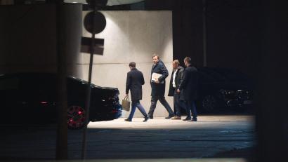 Bild: Paul Zinken/dpa
Nach fast sechs Stunden haben die Spitzen von Union und SPD ihre Beratungen beendet.