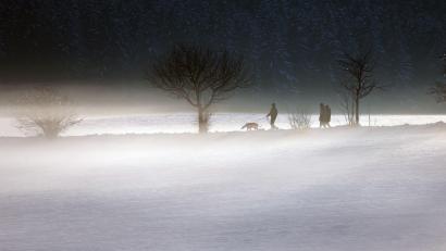 Bild: Karl-Josef Hildenbrand/dpa
Nebel und Glätte prägen am Wochenende das Wetter in Bayern.