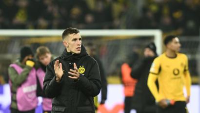 Bild: Bernd Thissen/dpa
Bleibt er beim BVB? Nico Schlotterbeck. (Archivfoto)
