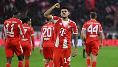 Bild: Sven Hoppe/dpa
Der FC Bayern durfte spät jubeln.