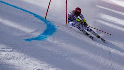 Bild: John Locher/AP/dpa
Fuhr einen starken ersten Durchgang: Lena Dürr.