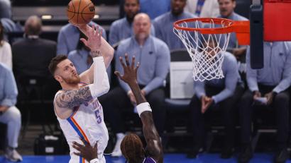 Bild: Nate Billings/AP/dpa
Isaiah Hartenstein wird den Oklahoma City Thunder vorerst fehlen,