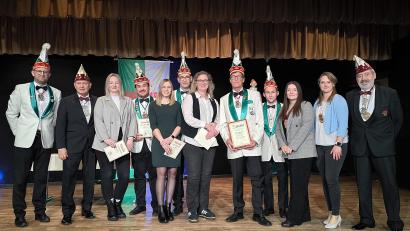 Bild: jma
Die Geehrten der FG Stadtgarde Auerbach.