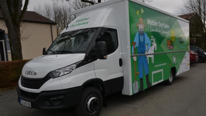 Archivbild: tss
Der rollende Dorfladen der Steinwald-Allianz dreht weiter seine Runden.