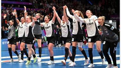 Bild: Katharina Kausche/dpa
Die deutschen Handballerinnen haben bei der Heim-WM bisher überzeugt.