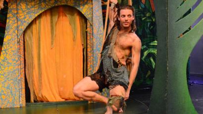 Bild: Kunz
Tarzan, der Held des Dschungels, stand am Samstag in der Max-Reger-Halle im Mittelpunkt.
