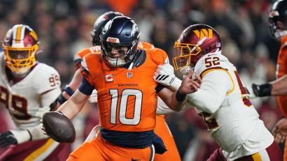 Bild: Stephanie Scarbrough/AP/dpa
Neunter Sieg in Serie: Die Broncos sind das formstärkste Team der NFL.