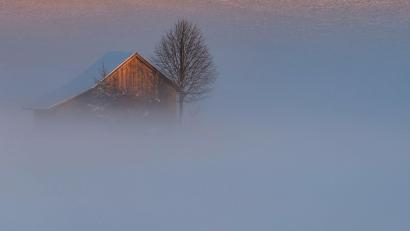 Bild: Karl-Josef Hildenbrand/dpa
Auch in den kommenden Tagen bleibt es in Bayern oft neblig. (Archivbild)
