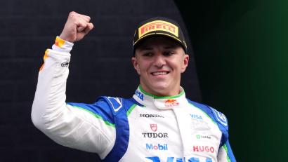 Bild: Bradley Collyer/PA Wire/dpa
Isack Hadjar wird der neue Teamkollege von Max Verstappen. (Archivbild)
