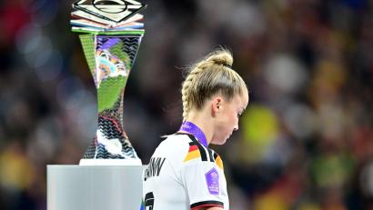 Bild: Sebastian Christoph Gollnow/dpa
Es hat leider nur für Platz zwei gereicht in der Nations League für die deutschen Frauen.