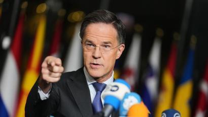 Bild: Virginia Mayo/AP/dpa
Wirbt um frisches Geld für US-Waffen für die Ukraine: Nato-Generalsekretär Mark Rutte.