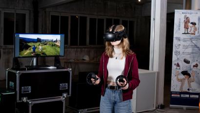 Bild: Egerland-Museum
Zu Besuch in der Krippe: So sieht der Besuch der Virtuellen Marktredwitzer Landschaftskrippe in der Glasschleif aus.