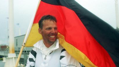 Bild: Andreas_Altwein/dpa
Jochen Schümann gewann 1996 die olympische Goldmedaille.