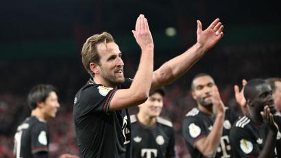 Bild: Soeren Stache/dpa
Kane freute sich sehr über den Sieg in Berlin.