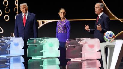 Bild: Jacquelyn Martin/AP/dpa
Dreier-Treffen bei FIFA-Veranstaltung