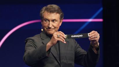 Bild: Dan Mullan/POOL Getty/AP/dpa
Eishockey-Legende Wayne Gretzky zog Curaçao in die deutsche Gruppe.