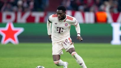 Bild: Sven Hoppe/dpa
Bald wieder beim FC Bayern zurück: Alphonso Davies. (Archivbild)