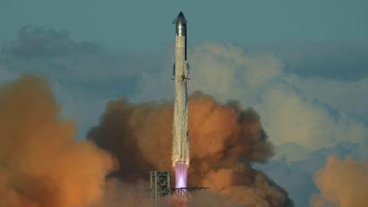 Bild: Eric Gay/AP/dpa
SpaceX soll Investoren einen Börsengang in Aussicht gestellt haben. (Archivbild)