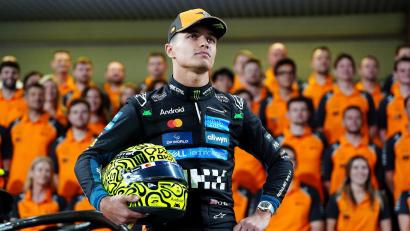 Bild: David Davies/PA Wire/dpa
Top oder Flop - am Sonntag steht es fest für Lando Norris.