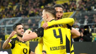 Bild: Bernd Thissen/dpa
Der BVB hat nach dem Pokal-Aus wieder Grund zum Feiern.