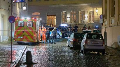 Bild: Tizian Gerbing/dpa
Auch ein Rettungswagen war vor Ort.