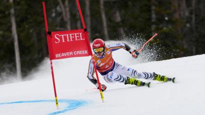 Bild: John Locher/AP/dpa
Der deutsche Skirennfahrer Fabian Gratz beim Riesenslalom von Beaver Creek.