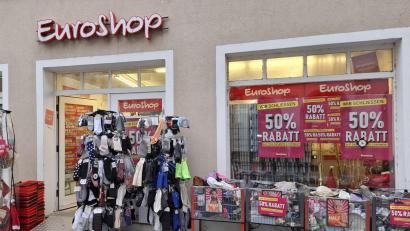 Bild: Eva Kreuzer
Der Euroshop in der Amberger Fußgängerzone schließt.