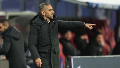 Bild: Andreas Gora/dpa
Sporting-Trainer Rui Borges plagen Personalsorgen.