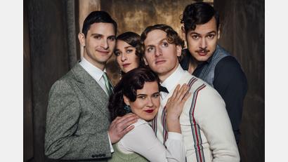 Bild: Thomas Victor/exb
„Die Damen und Herren Daffke“ präsentieren Chansons und Lieder jüdischer und verfemter Komponistinnen und Komponisten aus dem Berlin der 1920er Jahre.