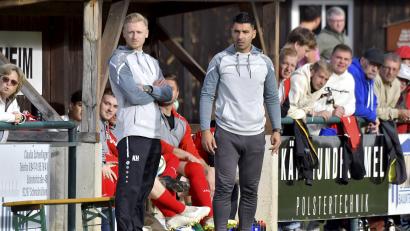Archivbild: Hubert Ziegler
Gustavo Ribeiro (rechts), ehemaliger Trainer des SV Schmidmühlen, wird neuer Coach des FC Kosova Regensburg.