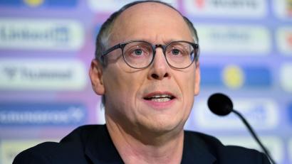 Bild: Marijan Murat/dpa
DHB-Vorstandschef Mark Schober ist von der Nachfrage nach WM-Tickets überrascht. (Archivbild)