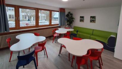 Bild: Stadt Vohenstrauß
Kräftig wurde in die Vohenstraußer Bildungsstätten investiert, wie hier in die Ganztagsbetreuung der Grundschule.