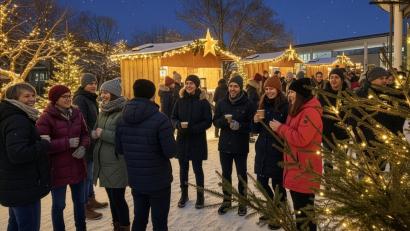 Bild: Innovision Center/exb
Gemütlicher Weihnachtsmarkt im Innovision-Center mit festlichem Konzert.