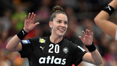 Bild: Federico Gambarini/dpa
Emily Vogel spielt bei dieser WM ihr bestes Turnier seit Jahren.