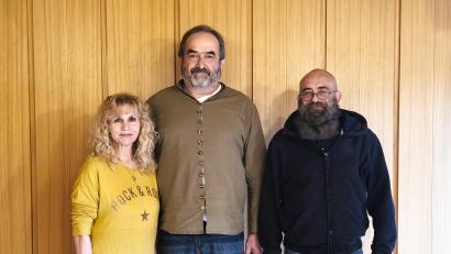 Bild: Thomas Deutscher/exb
Gabriele Vanek, Thomas Endrich und Torsten Reichelt (von links) treten für die AfD bei der Stadtratswahl 2026 in Oberviechtach an.