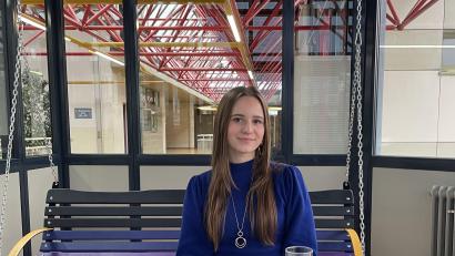 Bild: Paulina Schmidt
Greta Schiffner vom Elly-Heuss-Gymnasium nahm bereits zum dritten Mal am „Model European Parliament“ teil. In diesem Jahr bekam sie den „Non Native Speaker Award“.