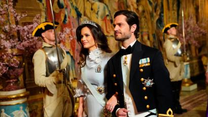 Bild: Ida Marie Odgaard/Ritzau Scanpix/AP/dpa
Prinzessin Sofia ist die Frau des schwedischen Prinzen Carl Philip. (Archivbild)