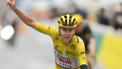 Bild: Thibault Camus/AP/dpa
Tadej Pogacar will 2026 zum fünften Mal die Tour de France gewinnen.