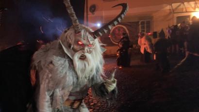 Bild: sl
Premiere hatten die „Flossboch Deifl`n“ in Michldorf: Alle staunten über die Gruppe.