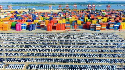 Bild: Yang Suping/XinHua/dpa
In China wird bereits mehr als jedes dritte Auto gebaut. (Archivbild)