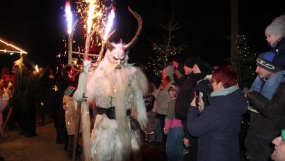 Archivbild: kro
Die "Grölldeifl" aus Konnersreuth haben sich am Samstag zur "Mühlen-Weihnacht" in Mähring angesagt.
